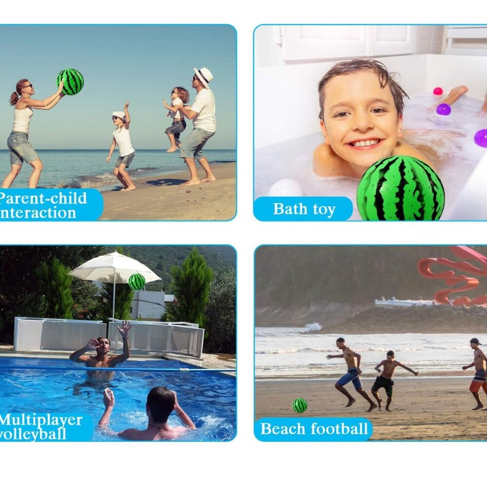 Watermelon Inflatable Bouncing Ball - Picture 4 of 6
